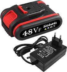 Batería y Adaptador Siebwin 48V para Tijeras de Podar